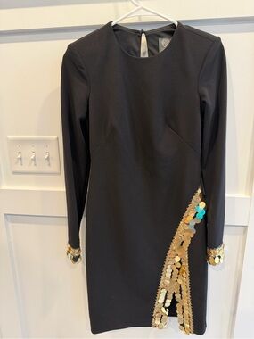 vince camuto green sequin dress Vince Camuto | Dresses | Vince Camuto Emerald Green Sequined Long Sleeve Dress Size 2 New